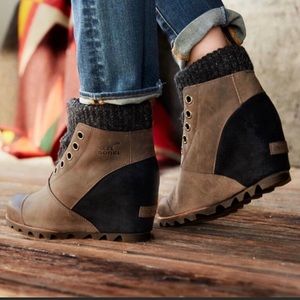 Sorel Women's Ankle Boots in Brown and Black